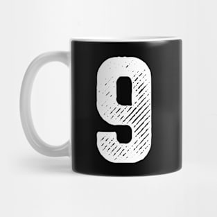 Rough Number 9 Mug